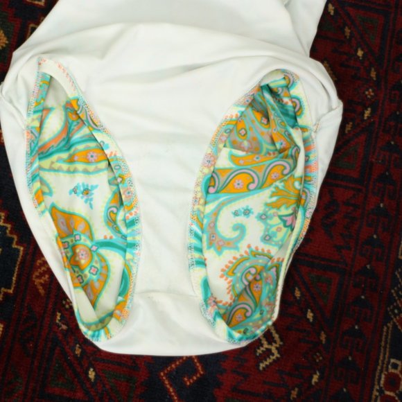 J. CREW Paisley Swimsuit Size 4 - Picture 5 of 5